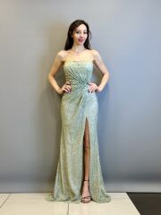 SO LADY 3044 File straplez incili 40 - Küf yeşili