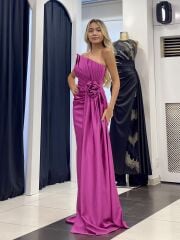 E202508 Drapeli Güllü Saten