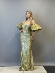 So Lady 2083 Balon kol pul payet