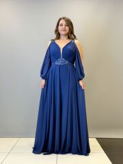 So Lady 1027 Uzunkol Şifon Taşlı