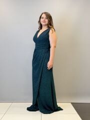 SO LADY 8079 Kalın askılı düz simli