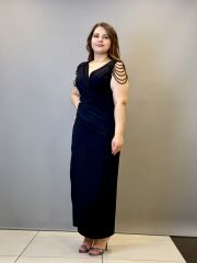 DR 6092 Omzu boncuklu maxi