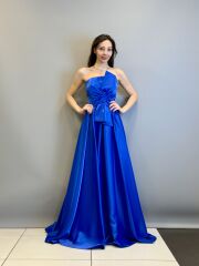 ANK 25Y1218 Straplez Kulüp Saten